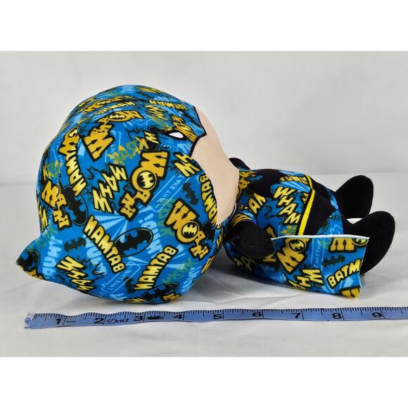 JUSTICE LEAGUE BATMAN PLUSH – TOY FACTORY – 9" – COMIC GRAPHICS – DC LICENSED - Picture 11 of 13